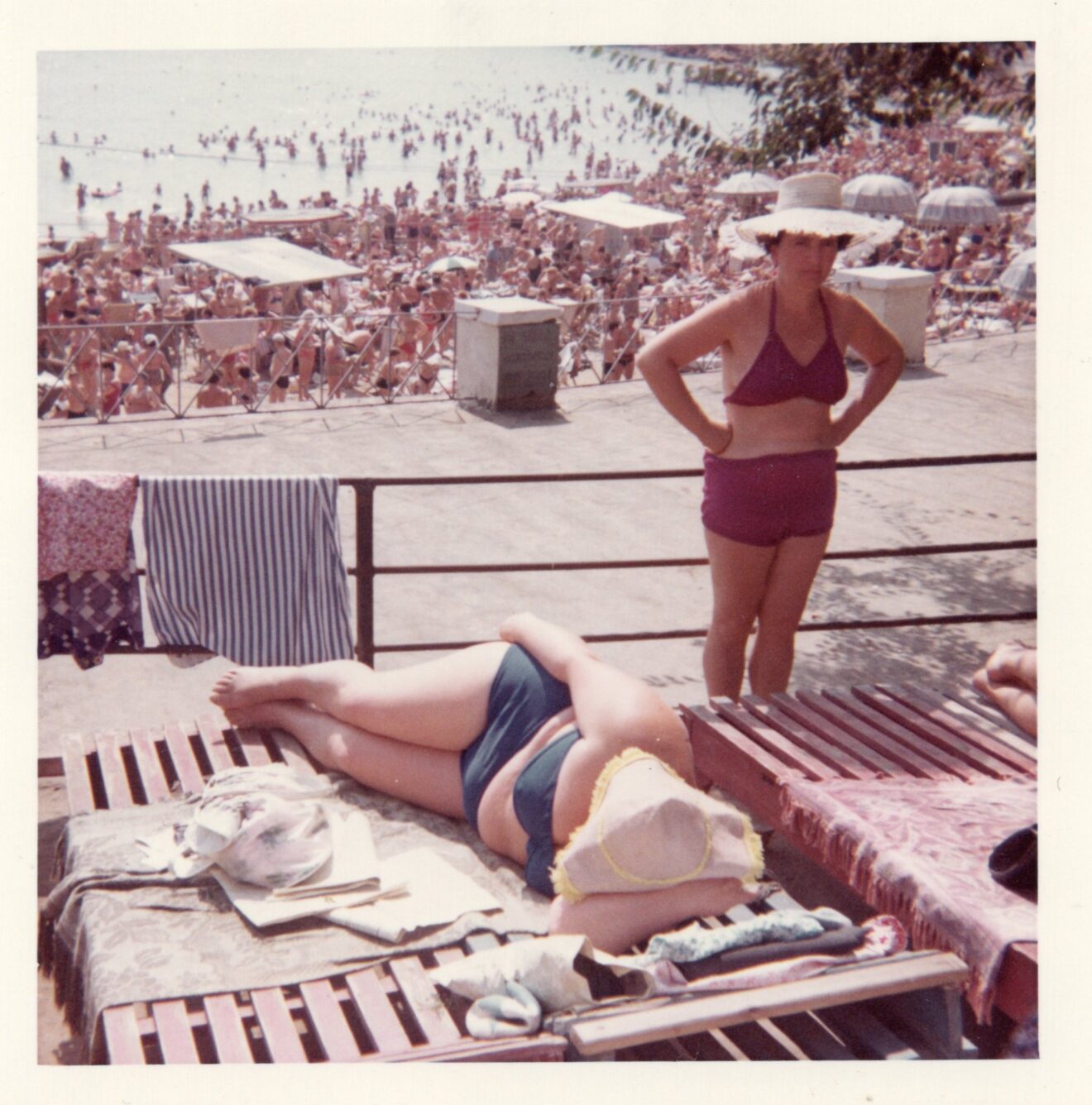 The beach at Yalta, 1967