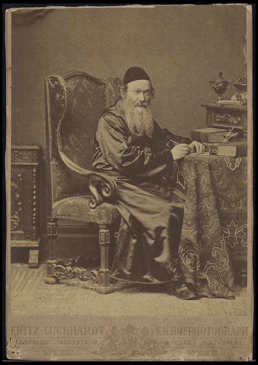 Jacob Gesundheit, Chief Rabbi of Warsaw, Circa 1870-78, National Library of Israel