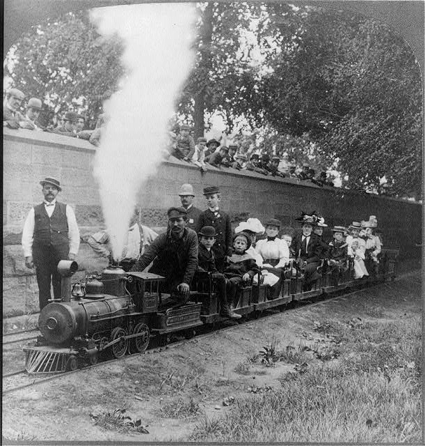 "Limited Express" Railway in Central Park, New York City, 1904