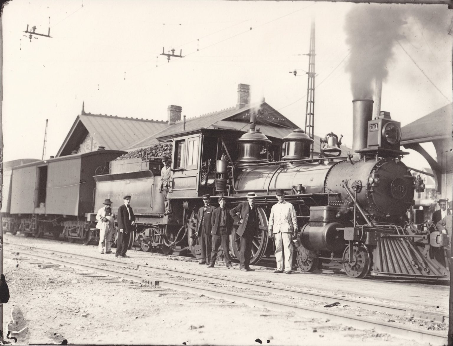 Erie Railroad, 1910, Avon, N.Y., courtesy Livingston County Historian’s Office